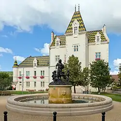 The town hall in Meursault