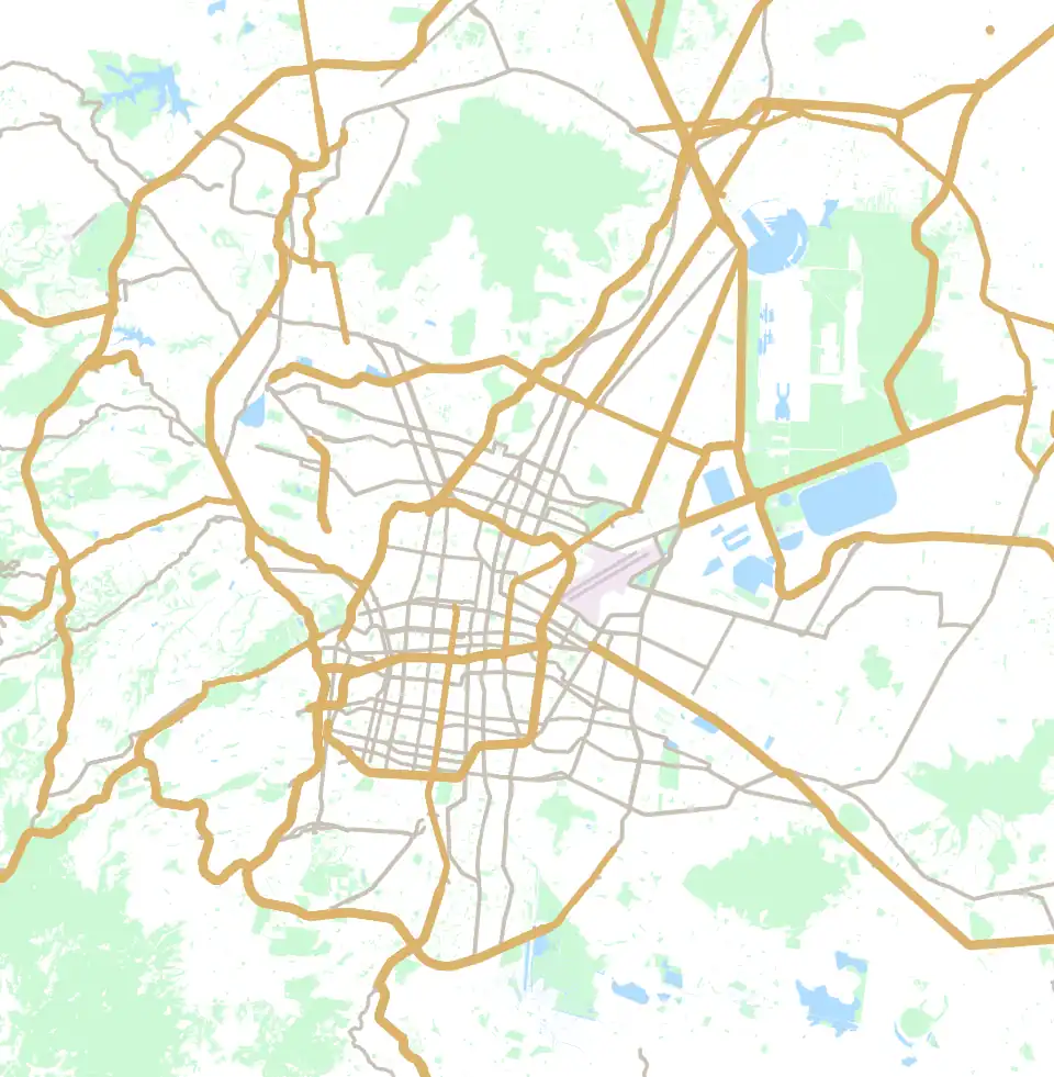 Cosmopol is located in Mexico City urban area