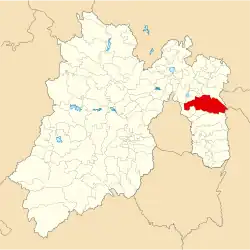 Location in State of Mexico