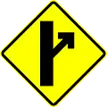 SP-19: Exit ahead (right)