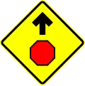 SP-31: Stop sign ahead