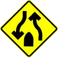SP-38b: Divided road ends