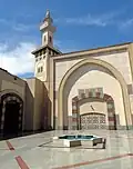 A courtyard inside the complex