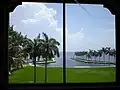 Looking out of the Stone House at Charles Deering Estate