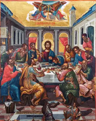 The Last Supper, by Michael Damaskinos, c. 1591