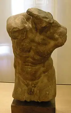 Rough model for a Prisoner&nbsp;[it] (?), Casa Buonarroti
