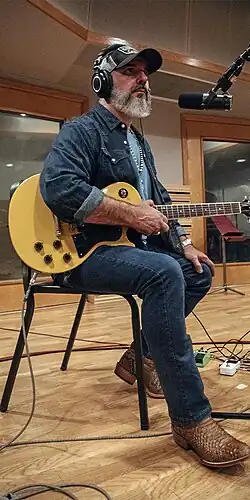 Mick Hayes in studio, 2024