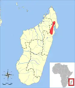 Map of range