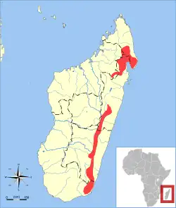 Map of range