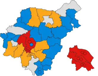 1991 results map