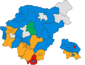 2003 results map
