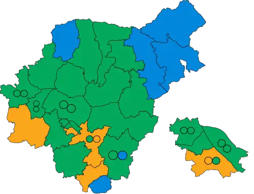 2023 results map