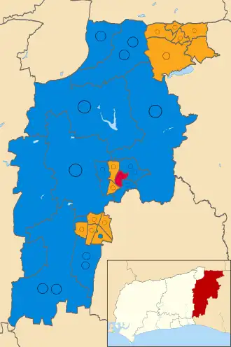 2003 results map