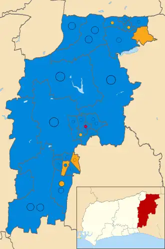 2011 results map