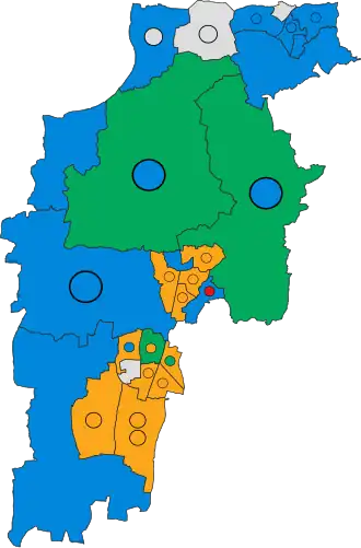 2023 results map