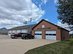 Fire department and water tower
