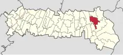 Location in Ialomița County