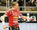 Mika Kohonen in 2013 wearing the Storvreta IBK jersey