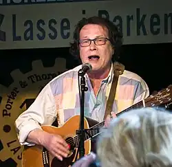 Mikael Ramel performing in June 2017
