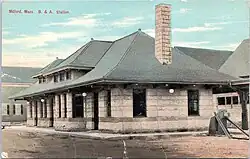 Milford station in 1913