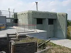 A pillbox in the local military museum