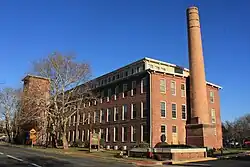 The historic Milltown India Rubber Factory, now converted to condominiums