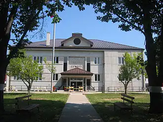 The Mills County Courthouse in Glenwood