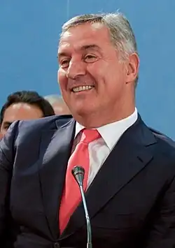 Image 25Montenegro's former president Milo Đukanović is often described as having strong links to Montenegrin mafia. (from Political corruption)