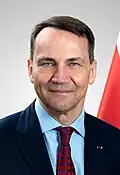 Radosław Sikorski Minister of Foreign Affairs (2007–2014, 2023–present), Deputy Prime Minister (2025–present)[88]