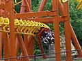 Professor Screamore's SkyWinder at Six Flags America directly before its rollover