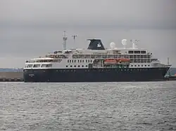 Minerva arriving at Tallinn in 2013