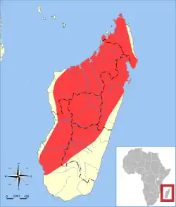Map of range
