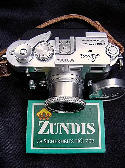 Modern Digital Classic Camera Leica M3, a miniature digital clone of the Leica M3 by Minox