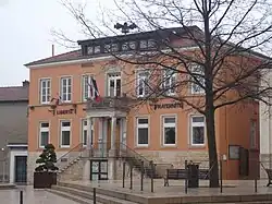The town hall in Mions
