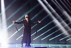 Mirud performing at Festivali i Këngës (2021)