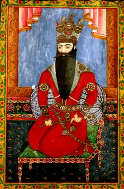 "Portrait of Fath-Ali Shah", Baku, National Art Museum of Azerbaijan