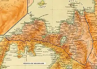 Misamis map in 1899