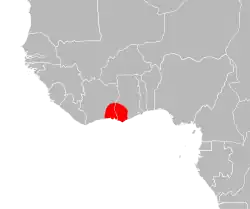 Map of range