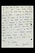 Letter to Eugenics Society enquiring about preventing a disabled woman from marrying, p.&nbsp;2 (Wellcome Collection)