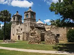 The area surrounding the mission.