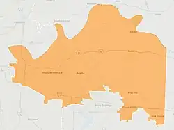 Map of the district