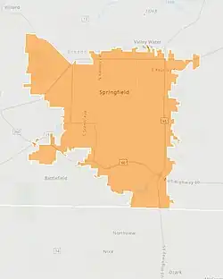 Map of the district