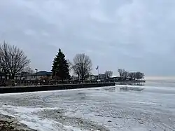 Mitchell's Bay Wharf in December 2025