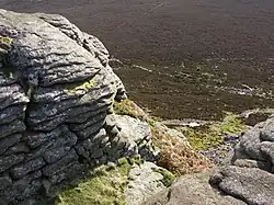 View north from Mither Tap