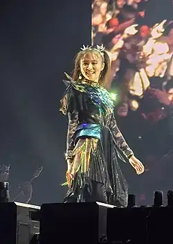 Kikuchi performing in May 2025