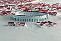 Scale Model of Carnuntum in Roman times (amphitheatre and region outside city walls)