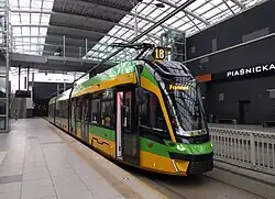 Poznań underground station in 2019