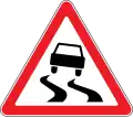 Slippery road