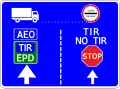 Lane directions
