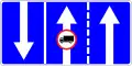 Lane directions